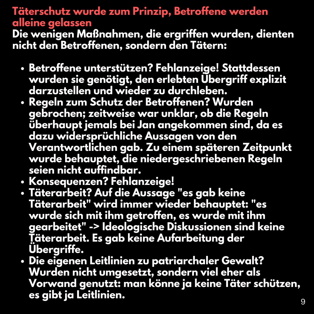stoppt_taeter's tweet photo. CN: Täterschutz, psychische und patriarchale Gewalt, sexualisierter Übergriff

[3/4]

#StopptTäterschutz #StopptTäter #StopptPatriarchaleGewalt https://t.co/7A8Ex0IYLY