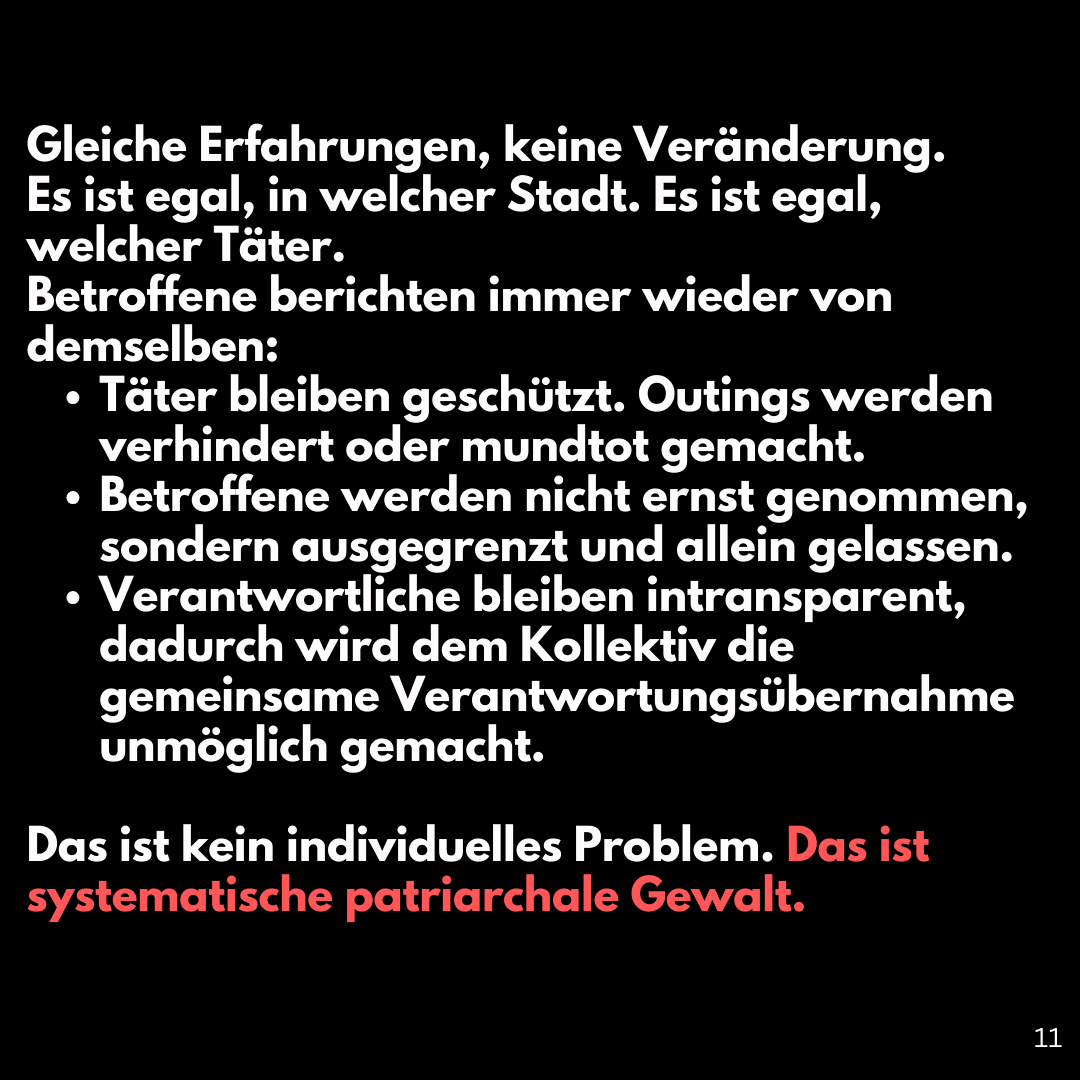 stoppt_taeter's tweet photo. CN: Täterschutz, psychische und patriarchale Gewalt, sexualisierter Übergriff

[3/4]

#StopptTäterschutz #StopptTäter #StopptPatriarchaleGewalt https://t.co/7A8Ex0IYLY