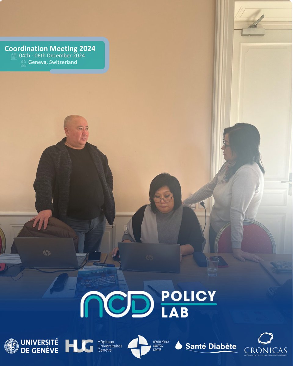NCDPolicyLab's tweet photo. @NCDPolicyLab Annual Coordination Meeting kicked off today! 

Key objectives: update on project progress, strengthen #Science2Policy linkages, explore new partners collaborations, &amp; plan for 2025. Stay tuned for updates. 

#NCDPolicyLab #CoordinationMeeting24 https://t.co/gC8yIIlSd6
