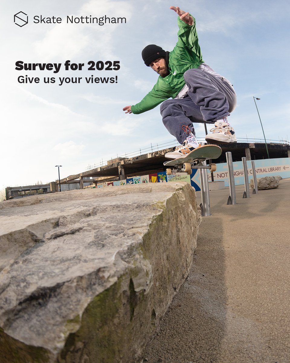 As we wrap up a busy year of sessions, workshops, events and exhibitions and pause to plan and fundraise for 2025, we'd really appreciate your views on what Skate Nottingham's priorities should be for next year:
tinyurl.com/y94e7asw