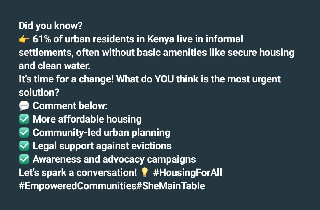 TheSheMainTable's tweet photo. Let's share our views kindly 
#SheMainTable https://t.co/CqPptCnyUq