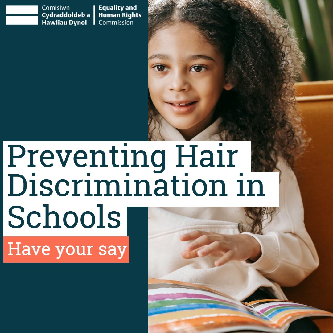 EHRC's tweet image. We've launched a survey to assess the impact of our guidance on preventing hair discrimination in schools two years since since it was published.

Your help in supporting inclusive policies &amp;amp; preventing discrimination is invaluable.

Deadline 17 January: orlo.uk/kbm6l