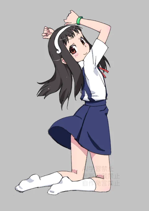 髪おろし真宵 #物語シリーズ #イラスト #illustration 