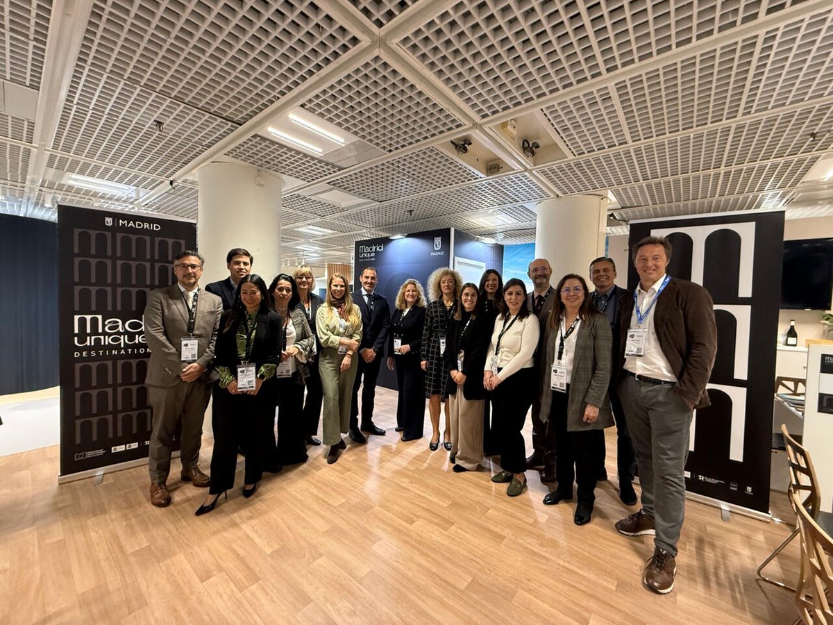MADRID's tweet photo. 📢Presentamos nuestro club de producto turístico de alto impacto ‘Madrid Unique Destination’ en la feria #ILTMCannes

✅Agrupa a más de medio centenar de miembros de sectores turísticos de la capital 

👉https://t.co/9IC6HHvy1S https://t.co/gwcdYMiHaO