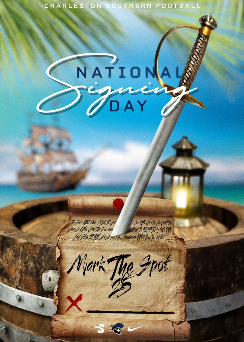 Welcome to National Signing Day ‼️

It’s time to #𝐌𝐚𝐫𝐤𝐓𝐡𝐞𝐒𝐩𝐨𝐭 🏴‍☠️