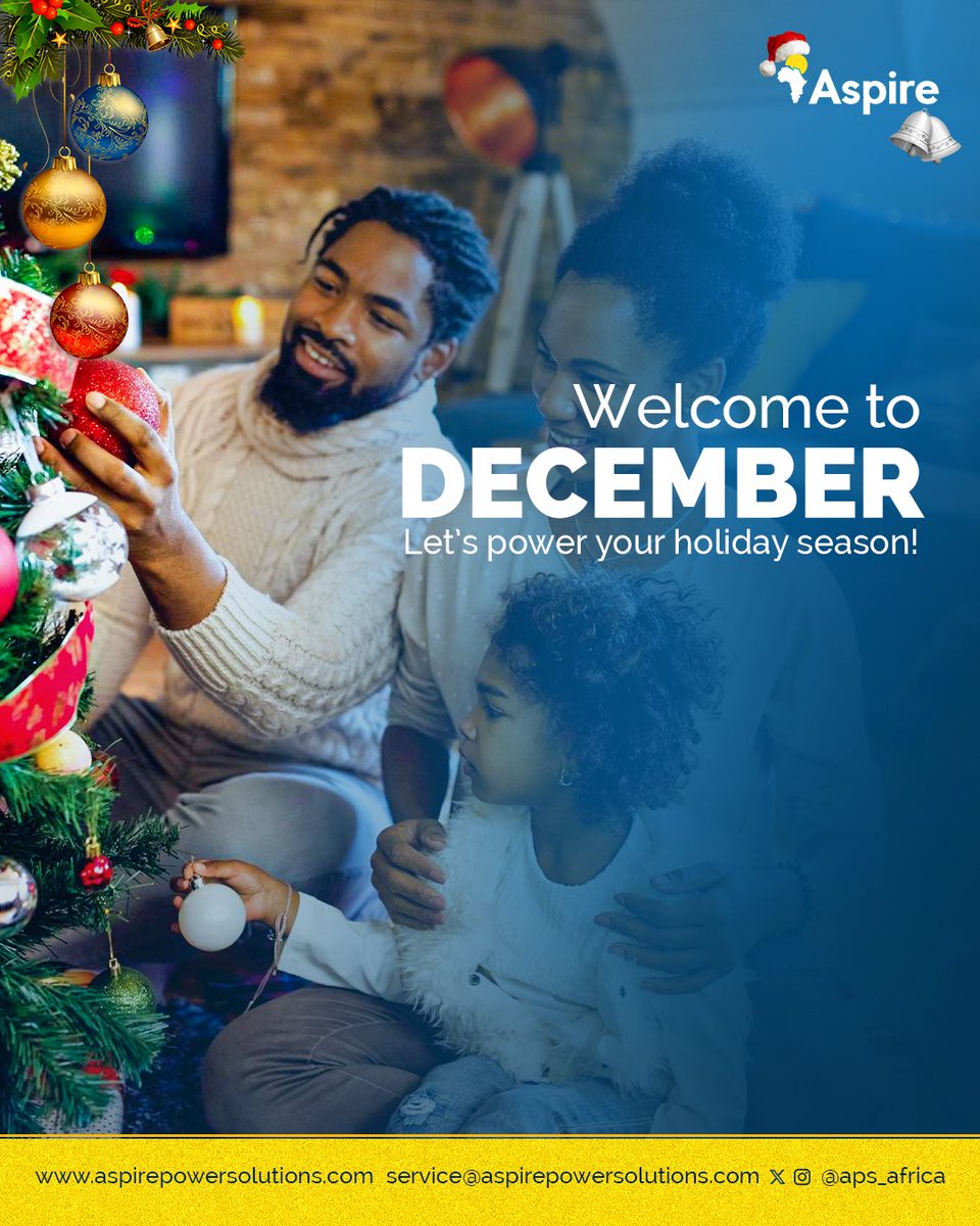 As we step into the final month of the year, Aspire Power Solutions is here to keep the lights on, powering your celebrations, goals, and dreams. Let’s make this December a month to remember with reliable solar solutions tailored just for you.

#aspirepowersolutions #solarenergy