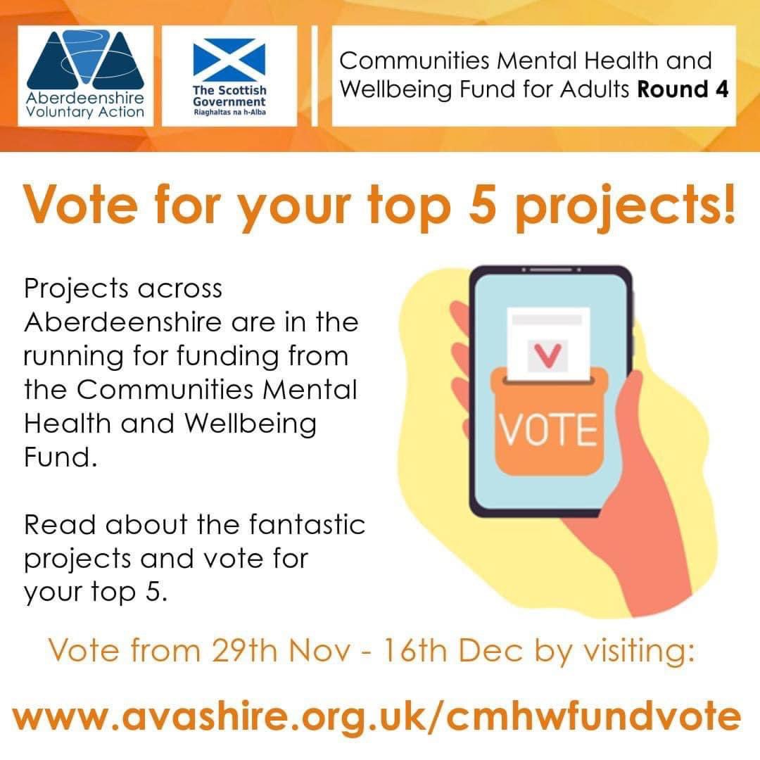 ‼️ Please Help And Please Share
Please vote for HorseBack UK in the Aberdeenshire Voluntary Action Communities Mental Health and Wellbeing Fund. 
Use your own Aberdeenshire postcode or if you do not have one use: 
‼️ AB34 5LD ‼️ and cast your vote here: 

avashire.org.uk/cmhwfundvote