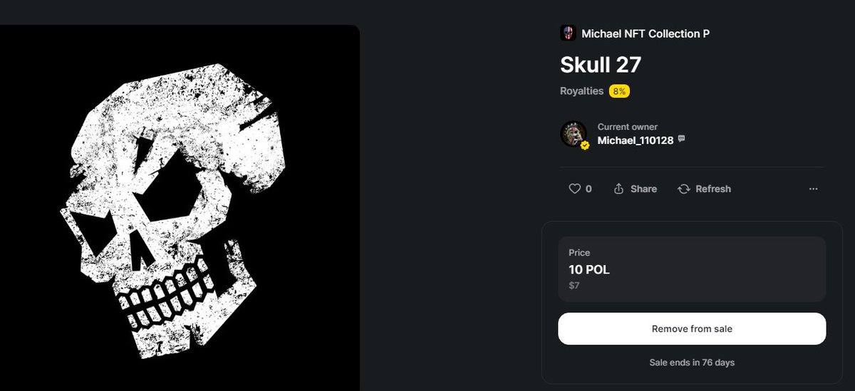 Skull 27

#nft #nftcreator #artwork #artgallery #trade #trader #rarible #opensea #artist #artcollector #artworld #nftmarketplace #nftartist #nftcommunity #nftcollector #nftart #art #photography #design #Designer