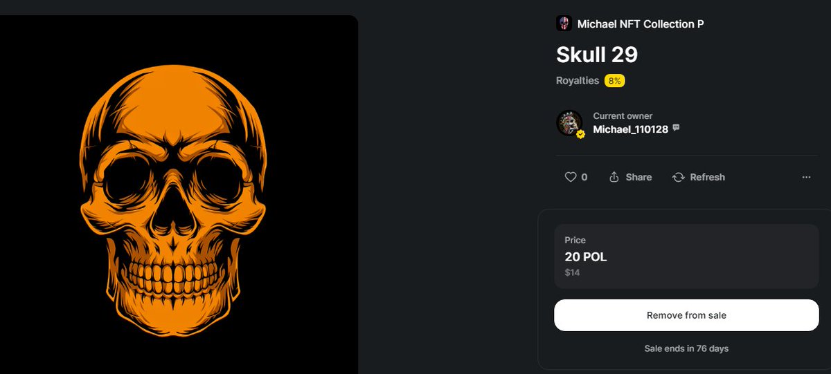 Skull 29

#nft #nftcreator #artwork #artgallery #trade #trader #rarible #opensea #artist #artcollector #artworld #nftmarketplace #nftartist #nftcommunity #nftcollector #nftart #art #photography #design #Designer