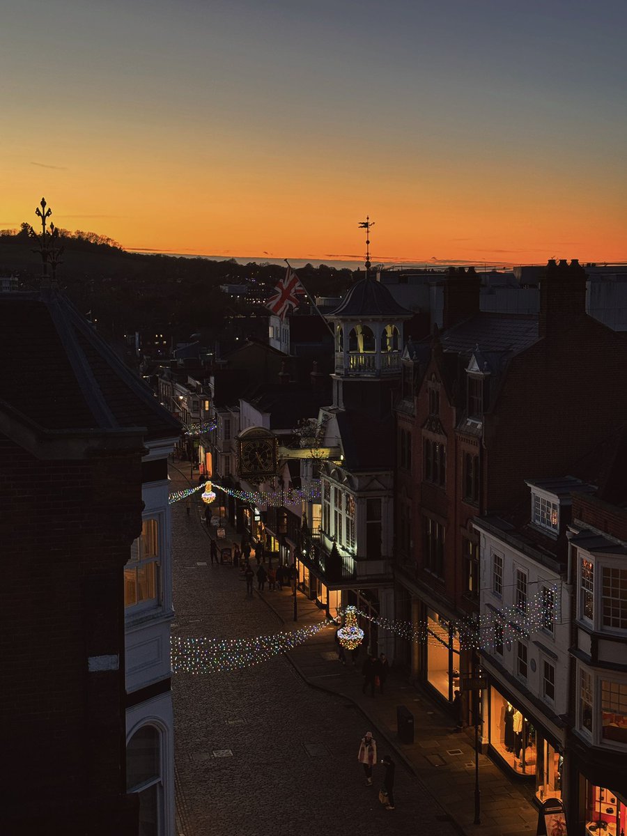 Beautiful sunset in Guildford!