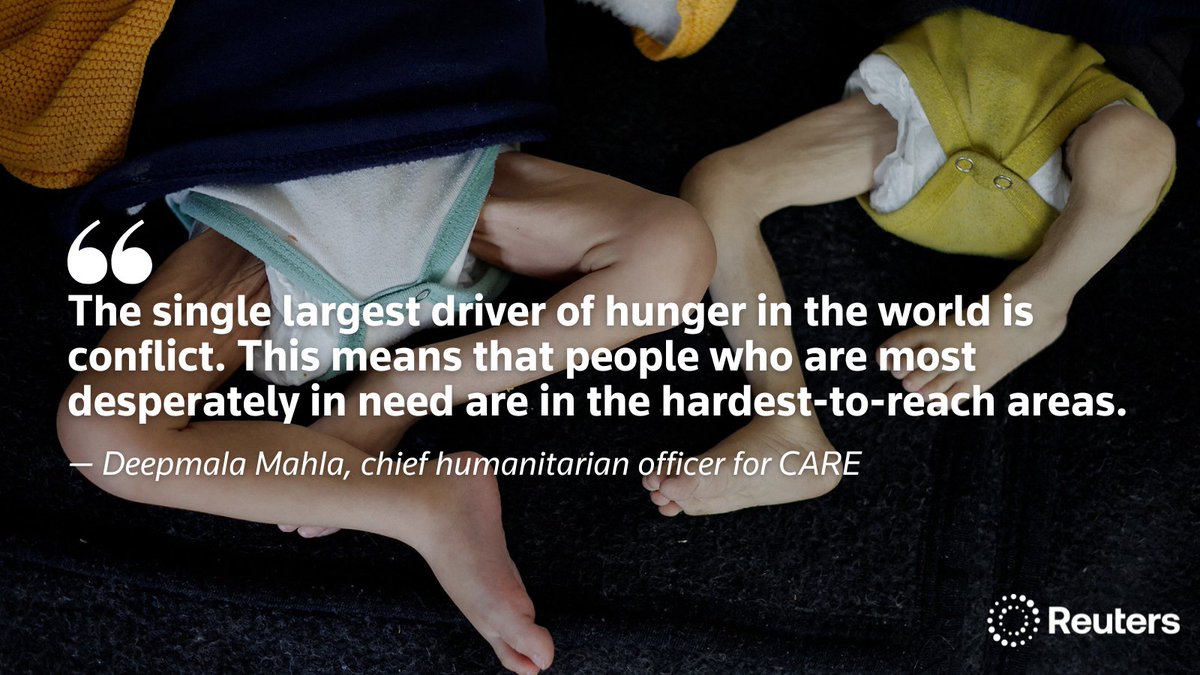 Reuters's tweet photo. One reason for such sabotage: Governments fear the international stigma and domestic political blowback from being unable to perform one of their most basic duties – feeding their own people 4/5 https://t.co/l6kOROdvUi