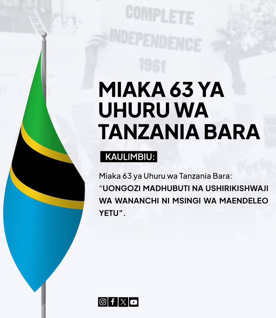 #Miaka63yaUhuru