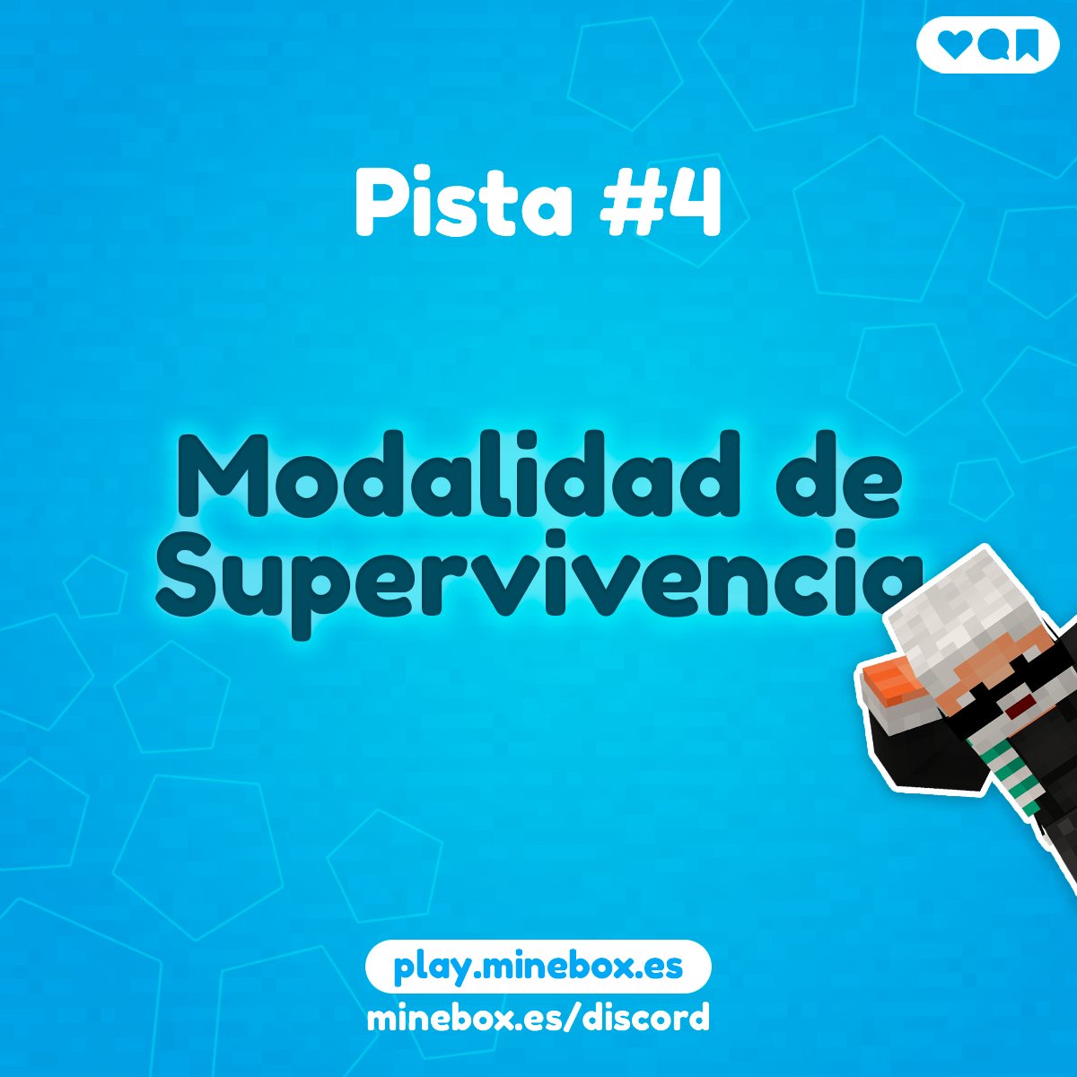 🔥¡NUEVAS PISTAS REVELADAS!

🎞️Aquí te traemos nuevas pistas sobre la nueva modalidad que revelaremos el próximo día 7 de diciembre.

Con estas nuevas pistas, ¿sabrías decirnos de que se trata? 🏆

¡Os leemos! 👀