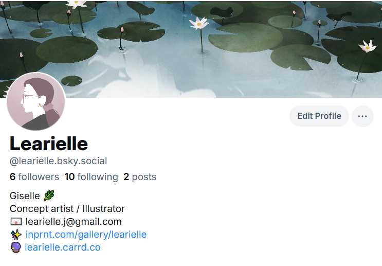 don't know if i have it in me to be very active on social media anymore, but I'll progressively post my artwork there! 🦋