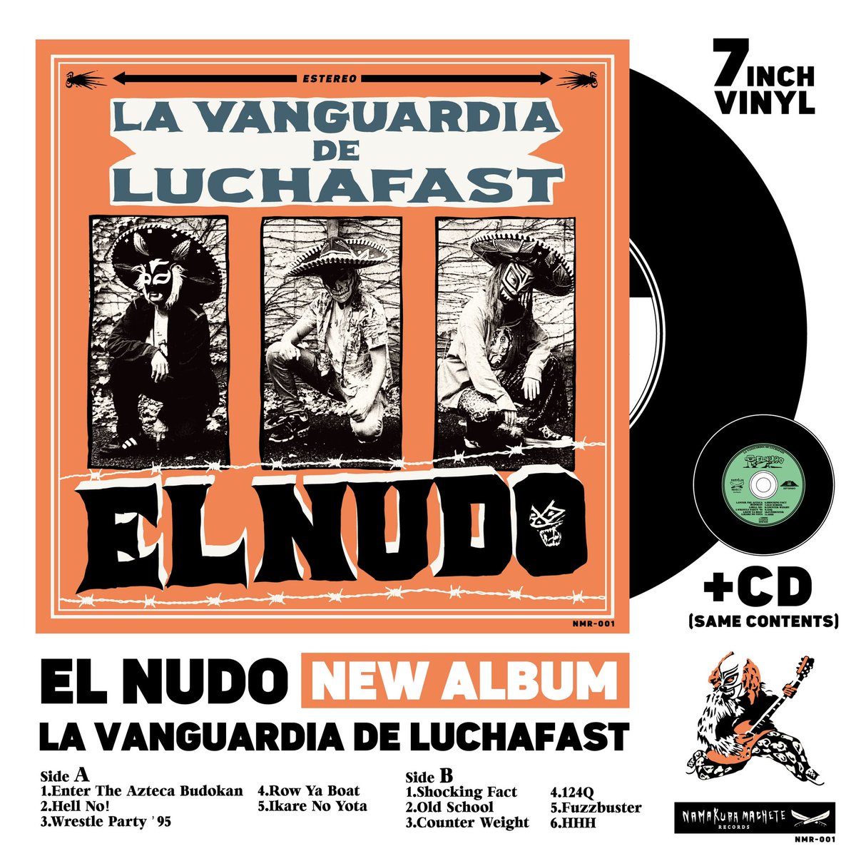 mo_nudo's tweet image. EL NUDO New Album 発売中!
La Vanguardia de Luchafast
(“7レコード/同内容CD付)
◾️MV
youtu.be/PvC4TJkElK0?si…
●RECORD KNOX
recordknox.shop-pro.jp/?pid=183818794
●RECORD SHOP BASE
recordshopbase.com/new_release_re…
●DISK UNION
diskunion.net/portal/ct/deta…
●RECORD SHOP DIG DIG
digdig086.com/phone/product/…