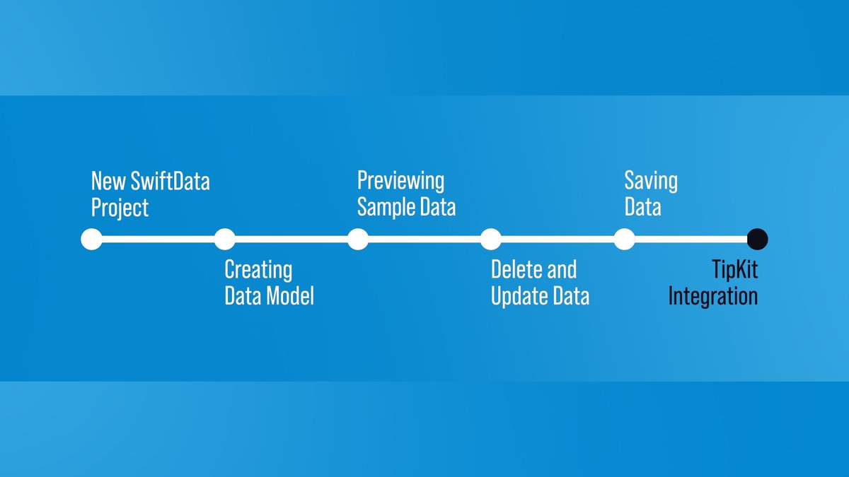 RobertPetras's tweet image. Chapter 5 - In this #SwiftUI tutorial we will learn how to save data in #SwiftData.