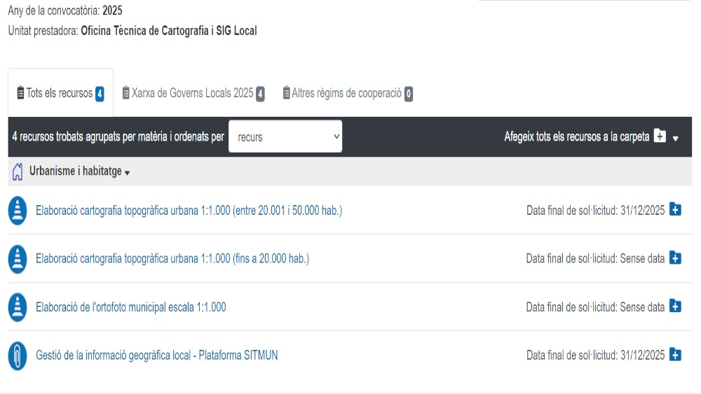 Ja estan publicats al nou “Catàleg 2024-2027: Xarxa de Governs Locals 2025” de la <a href="/diba/">Diputació de Barcelona</a> catalegdeserveis-cercador.diba.cat els recursos de l’OTCSL referits a cartografia i SIG.

Els podeu trobar a:

👉 shorturl.at/BaDpV

#cartografia #SitmunDiba #som311 #ODSDiba