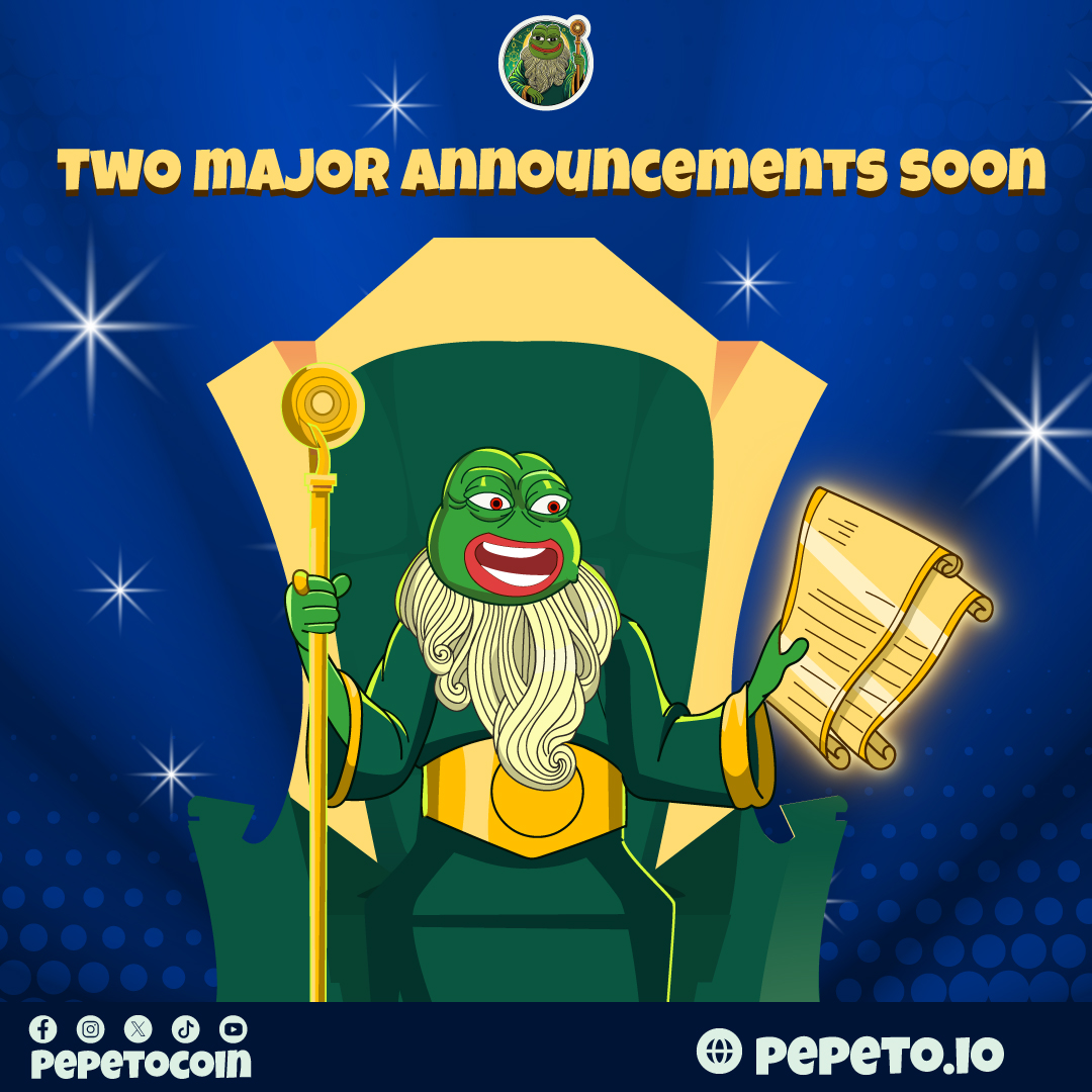 Pepetocoin's tweet image. All items of Q4 2024 will be completed ahead of schedule, with significant progress already underway on key milestones for Q1 2025. The path forward is clear - $Pepeto - The God of Frogs.
🔗 : pepeto.io