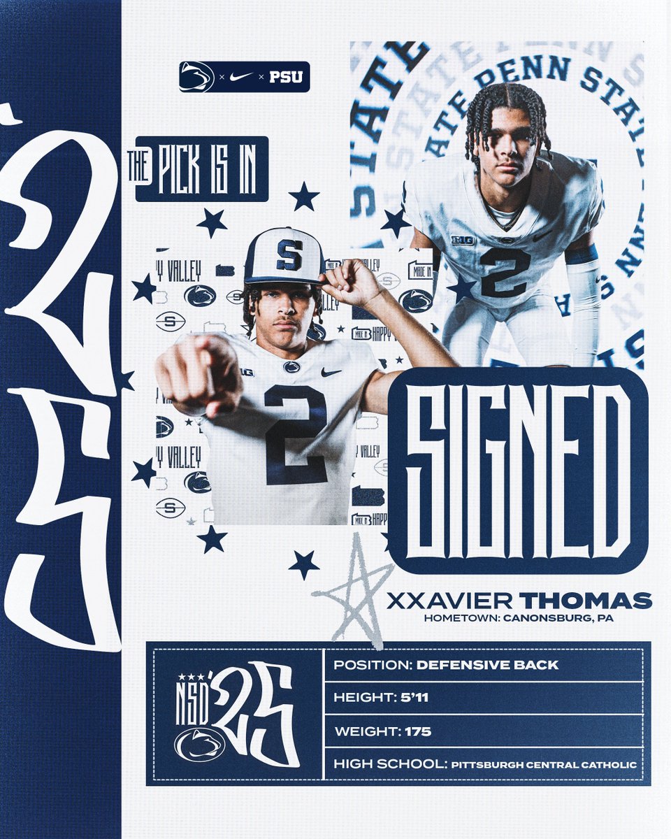 SIGNED: DB <a href="/Xxavier_Thomas/">Xxavier Thomas</a>

PA's own is heading to Happy Valley

#WeAre x #Slide25tate