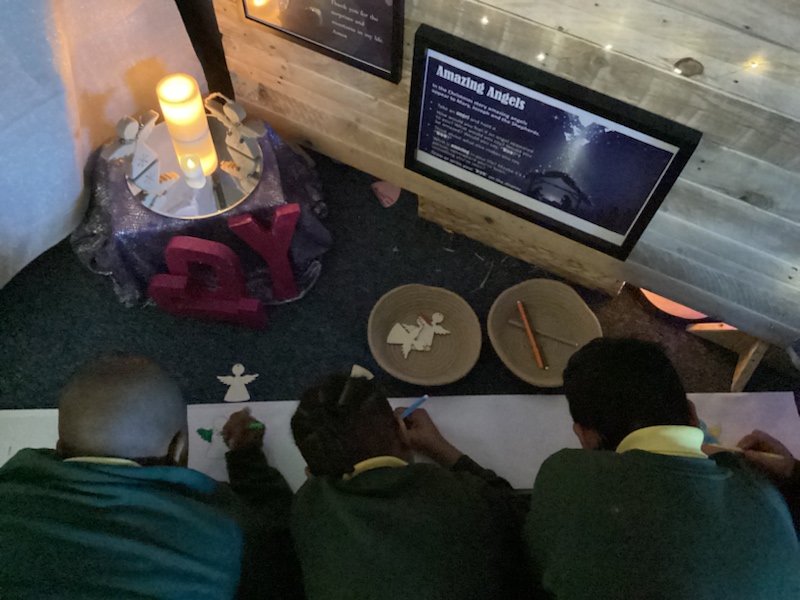 Year 5's Advent worship yesterday was a wonderful,  prayerful way to help them on their journey of preparation for the coming of Jesus at Christmas. 🙏🏼🕯️
