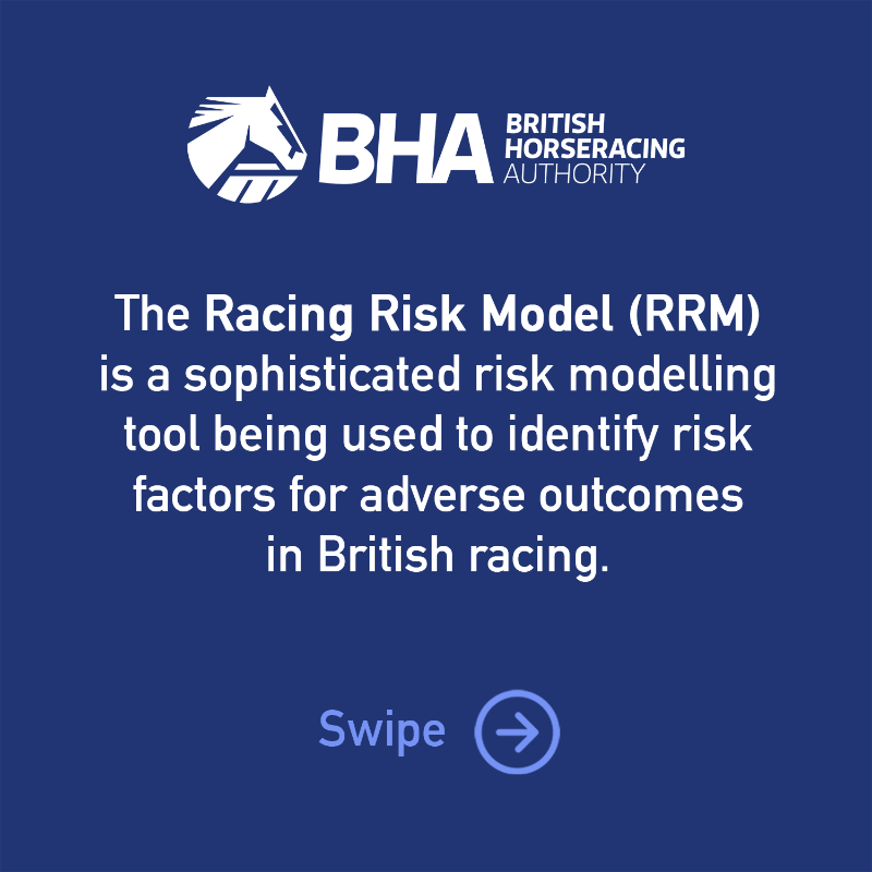 BHAHorseracing's tweet photo. British racing, in partnership with @RoyalVetCollege, is now using data spanning 14 years to identify and help reduce risk in the sport, using the Racing Risk Model (RRM).

@welfareboard | @racinggrants 

Click below for full details ⤵️