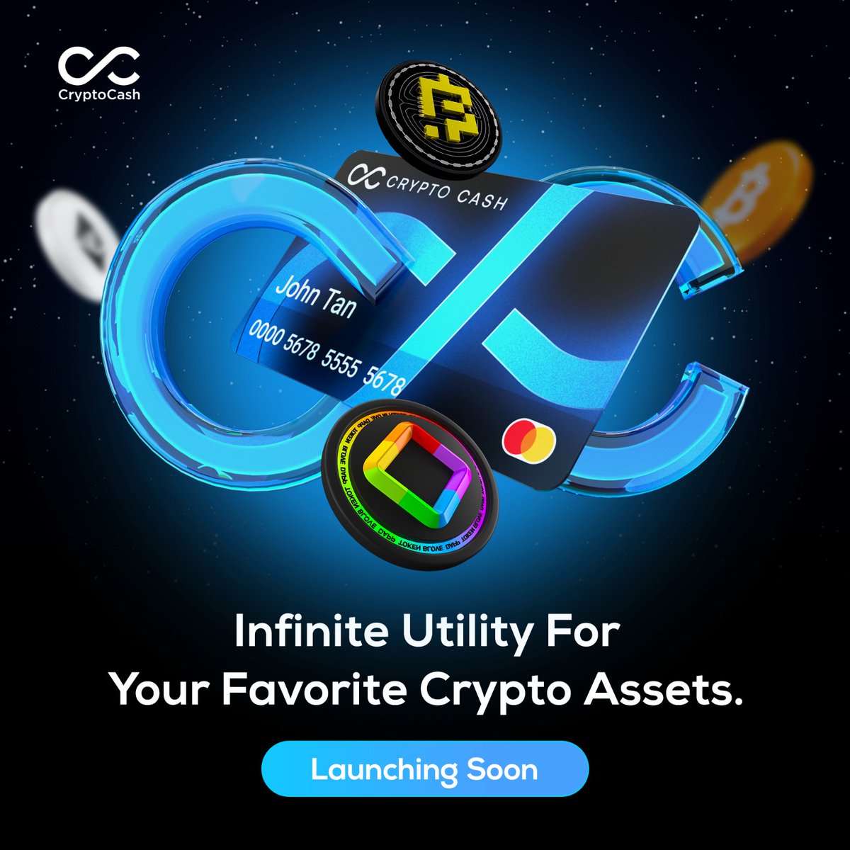 💳 Get Ready to Unlock Infinite Possibilities with CryptoCash! 💸

Your favorite crypto assets — BFIC Coin, BLD Token, and many more — just found their perfect match! 

With the CryptoCash Card, you’ll unlock infinite utility — spend, shop, and convert crypto into cash whenever,