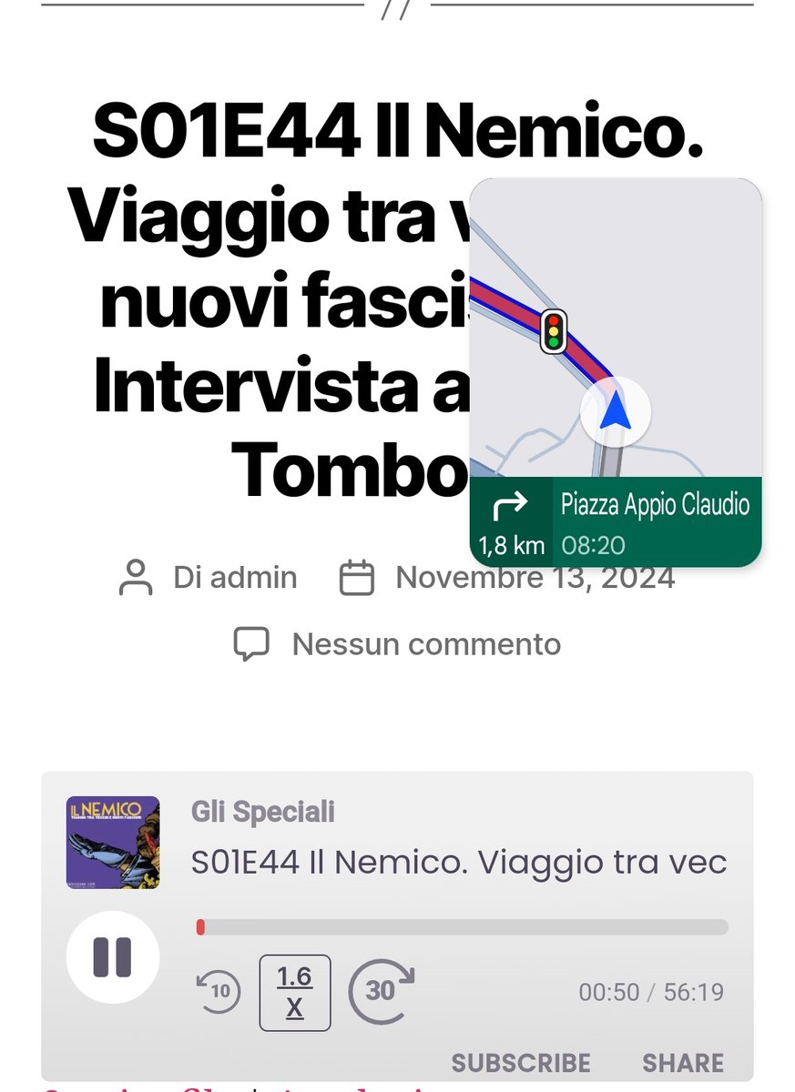 Accostare la parola cultura alla parola destra è un ossimoro
Sentire parlare <a href="/TomboliniMattia/">Mattia Tombolini</a> è straordinario, analisi lucide sulla destra, ma anche su tutte le mancanze della sinistra.
Grazie a <a href="/RadioQuar/">Radio Quar</a> e <a href="/SalvatoreC1970/">LOTA SCUDETTO</a> che di fascismo ne parlano
Qui👇
news.radioquar.com/series/special…