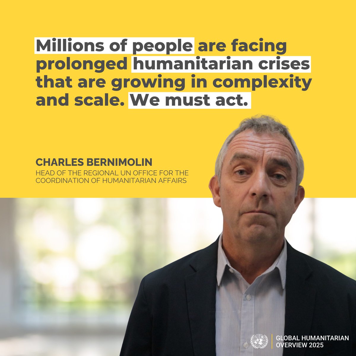 ⚠️$7.6 billion is needed to support 35 million vulnerable people across West and Central Africa in 2025.

Read more 👇
EN: bit.ly/4gl9ZdZ
FR: bit.ly/3Vny7UW

The Global Humanitarian Overview was launched today:
humanitarianaction.info/document/globa…