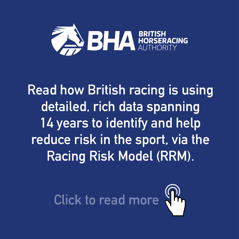 BHAHorseracing's tweet photo. British racing, in partnership with @RoyalVetCollege, is now using data spanning 14 years to identify and help reduce risk in the sport, using the Racing Risk Model (RRM).

@welfareboard | @racinggrants 

Click below for full details ⤵️