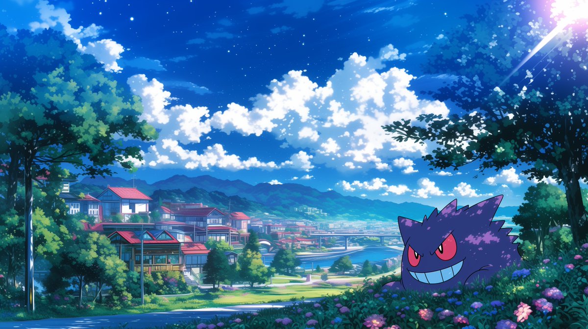 Gengar Desktop Wallpaper