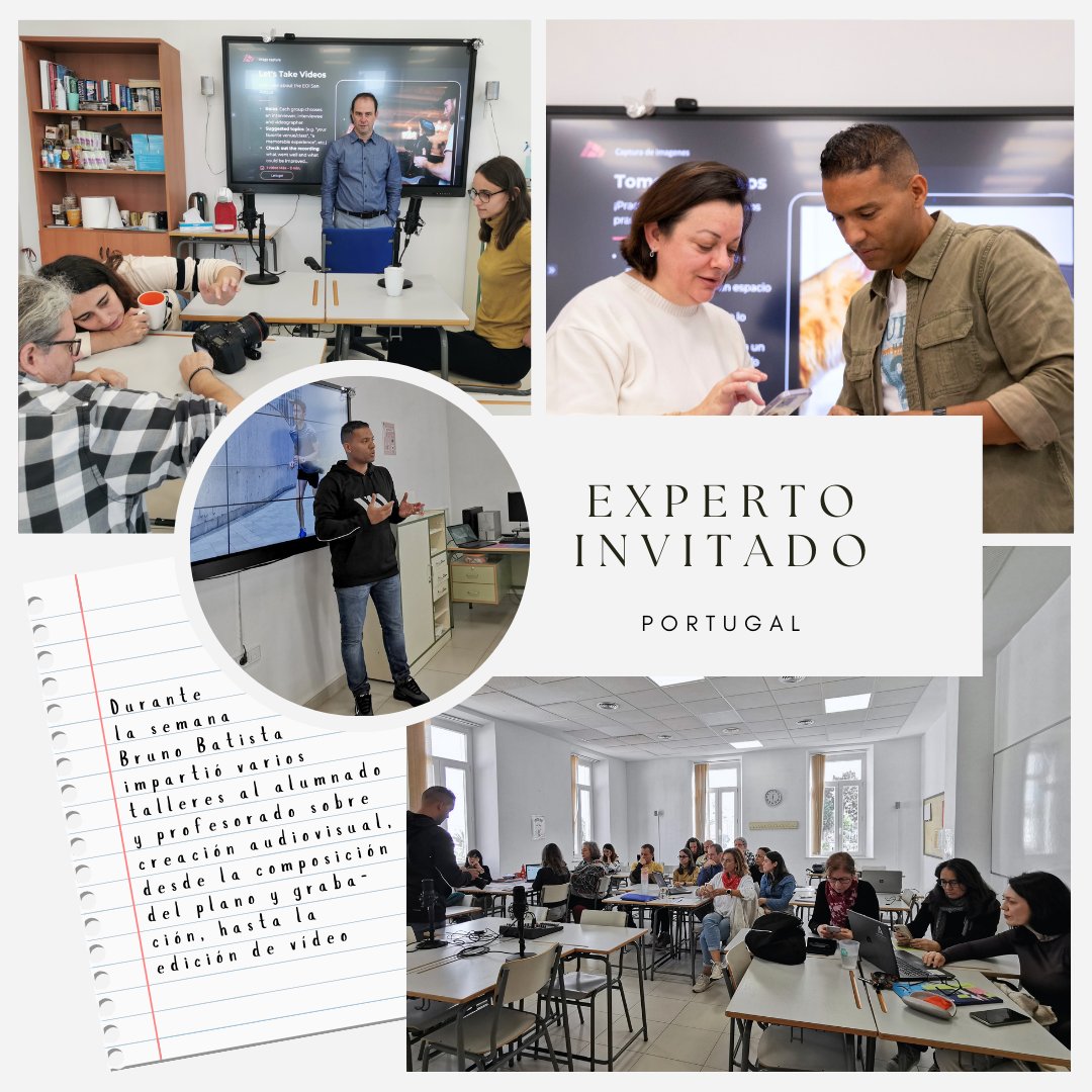 Del 11 al 15/11 tuvimos la Erasmus+ Week 2024 con la visita expertos de Portugal, Rumanía, Hungría y la Polinesia Francesa. Una semana llena de actividades para alumnado y profesorado en el programa Erasmus+. #ErasmusPlus #erasmuslife #erasmusweekeoisanroque  🇪🇺