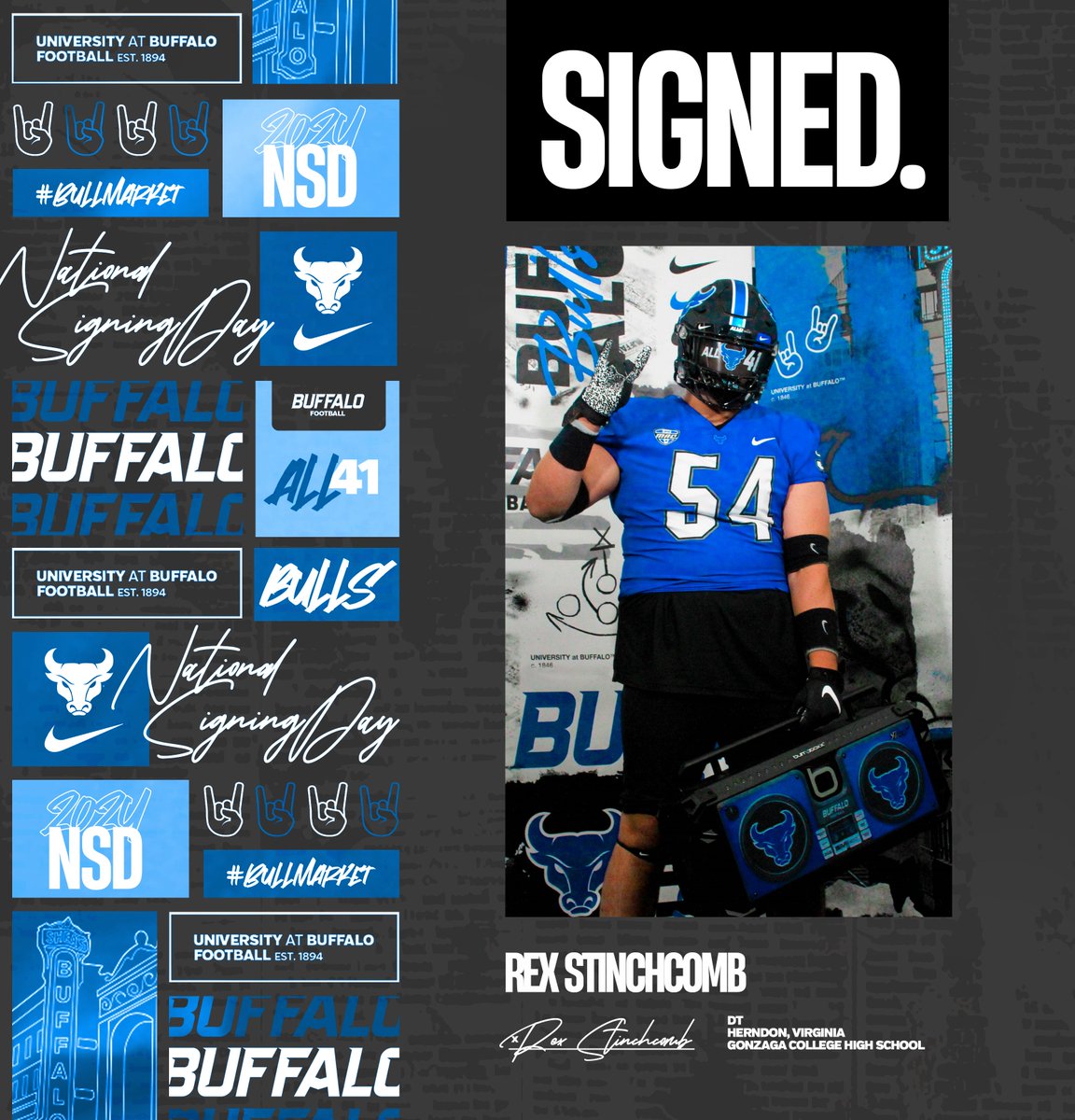 Welcome to the family, Rex!

➡️<a href="/RexStinchcomb/">Rex Stinchcomb</a>

#UBhornsUP🤘| #BullMarket📈