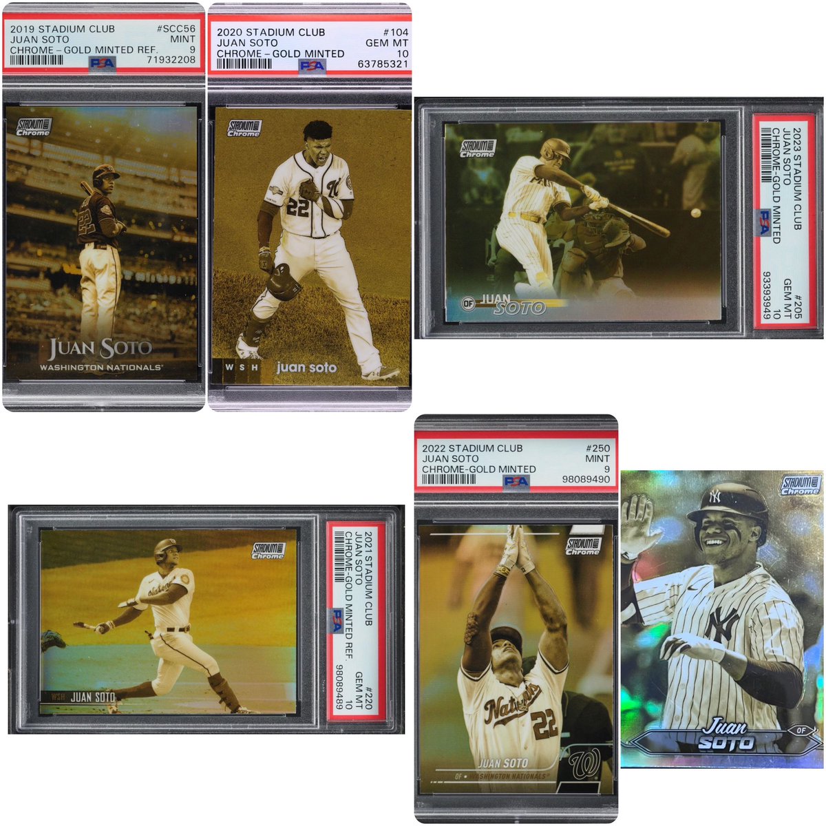 A gold minted plea to Mr. Soto: please re-sign with the Yankees so I can continue this fun player run guilt free 😂 <a href="/Topps/">Topps</a>