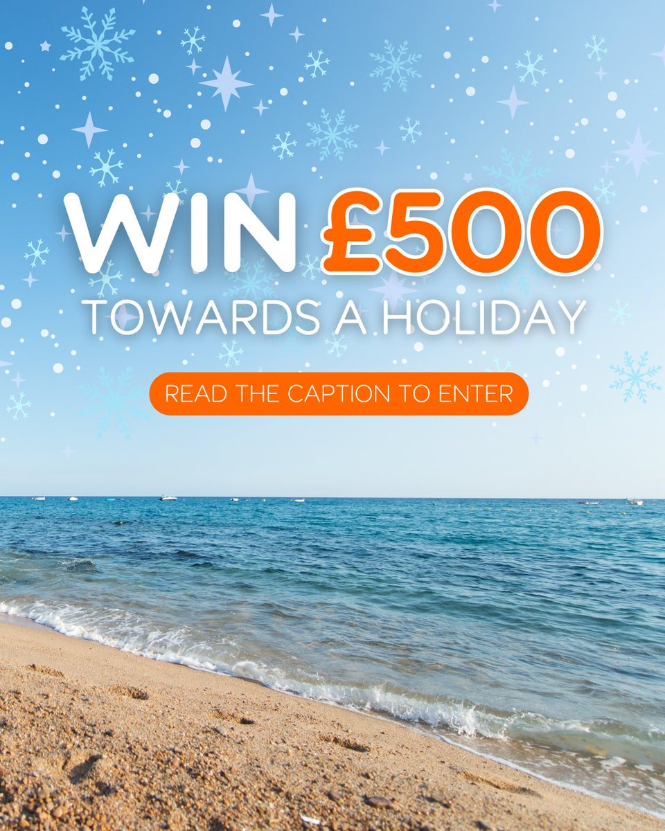 Are you wishing for a merry little holiday?✨

We're giving you a chance to WIN £500 in easyJet holidays credit for you AND a loved one! ✈😎

To enter:
🎁 Follow us 
🎁 Like this post
🎁 Tag someone who deserves a holiday!

#Holiday #Giveaway

T&amp;Cs apply: bit.ly/4i8IqpE
