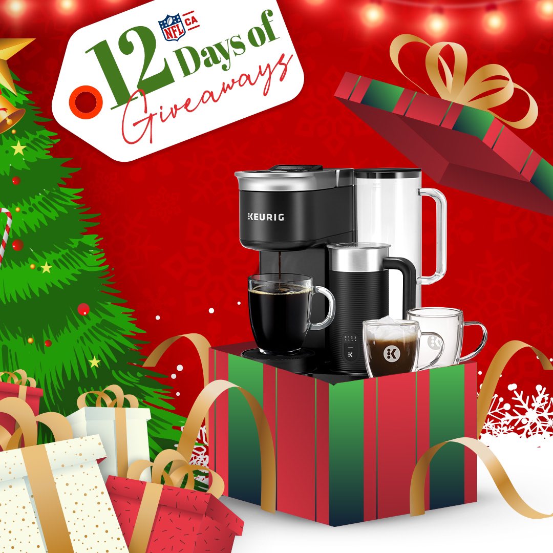 We’re brewing up an awesome giveaway today! ☕️ 

For Day 4 of #12DaysOfGiveaways we are giving away a prize pack from Keurig.    

To enter:  
1. Must follow <a href="/NFLCanada/">NFL Canada</a>  
2. Like this post, and comment which NFL player you would want to share a coffee with.  

Visit the link in