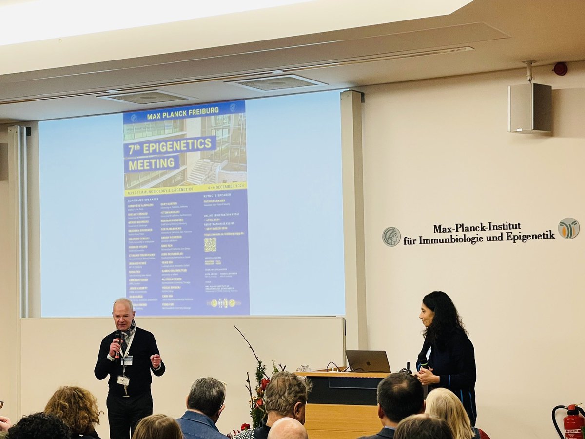 MPI of Immunobiology & Epigenetics (@mpi_ie) on Twitter photo Thomas Jenuwein and <a href="/AsifaAkhtar1/">Asifa Akhtar</a> kicked off the 7th Max Planck Epigenetics Meeting. events.ie-freiburg.mpg.de Thomas Jenuwein and <a href="/AsifaAkhtar1/">Asifa Akhtar</a> kicked off the 7th Max Planck Epigenetics Meeting. events.ie-freiburg.mpg.de