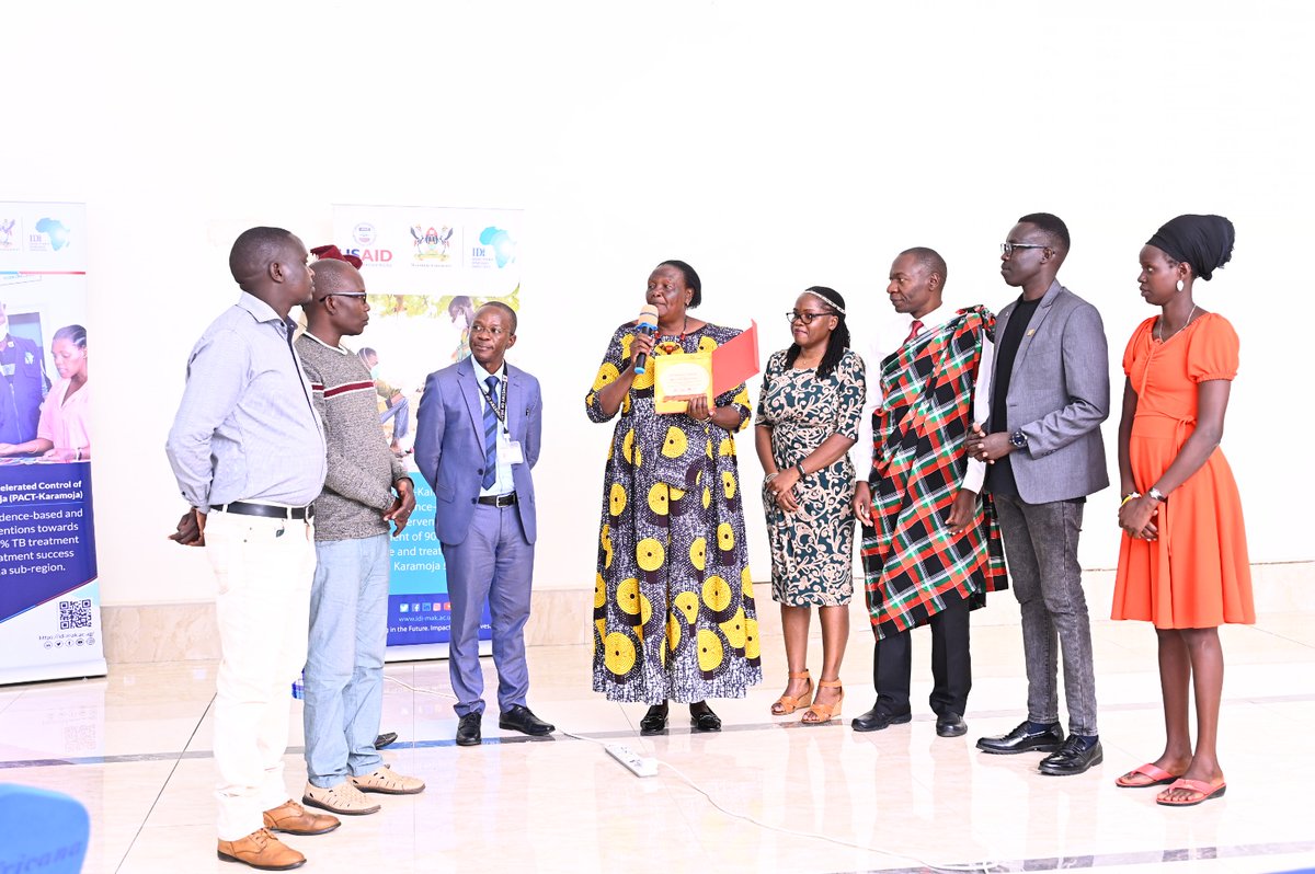 IDIMakerere's tweet photo. We honor the tireless efforts of health workers &amp; community members across Karamoja who made it possible. All nine districts have made remarkable contributions, but a special shoutout goes to Kaabong, Abim, &amp; Nabilatuk for leading the way as the top performers in TB indicators. https://t.co/TR8cyWCccN