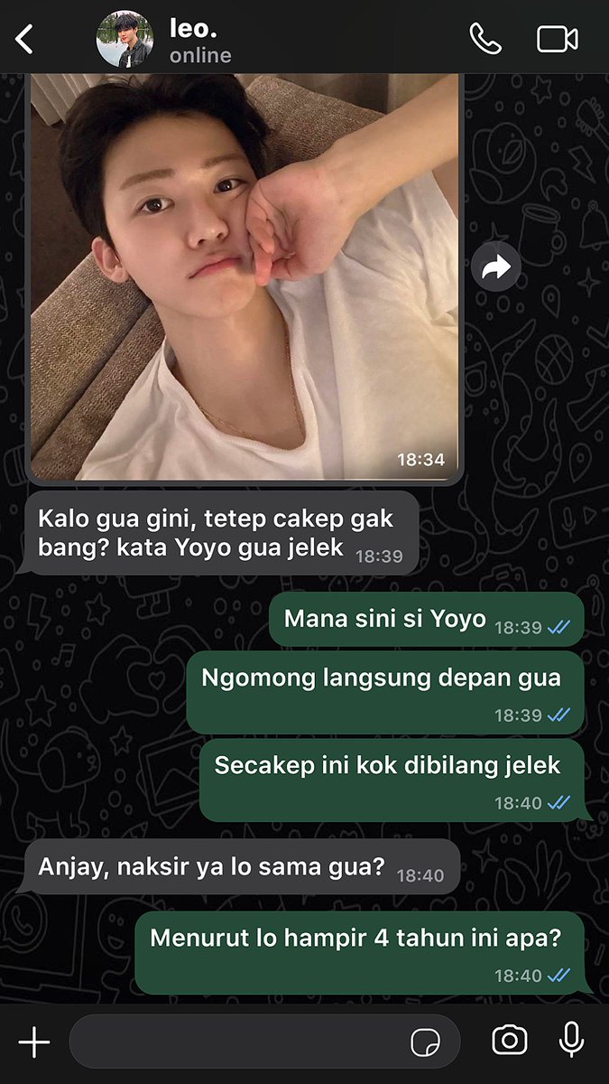 lunewrittings's tweet photo. Pesona abang sang mantan (3)
a nomin few tweets au. https://t.co/6e7nz0Hnnk