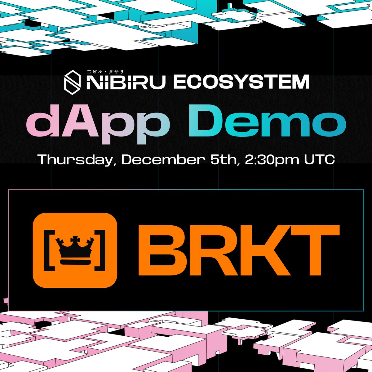 Get a first look at <a href="/BRKTgg/">BRKT 👑</a>'s mobile prediction market app this Thursday! See you in Discord! 👀

🗓️ Thurs, Dec. 5th, 2:30 PM UTC
📍discord.com/channels/94791…