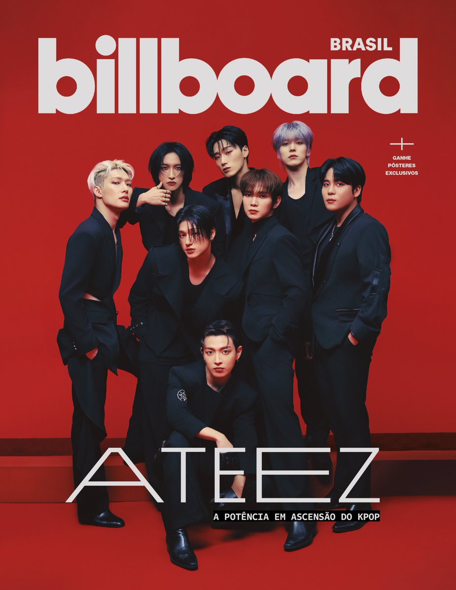 billboardBr's tweet image. ATEEZ está na capa da Billboard Brasil. 🏴‍☠️ Com coreografias de tirar o fôlego e uma habilidade única de transitar entre gêneros, o grupo está dominando o mundo.🔥 A edição já está disponível na pré-venda. Garanta já: 🔗 bit.ly/41hXo6V
@ateez_official_ #ATEEZ #에이티즈