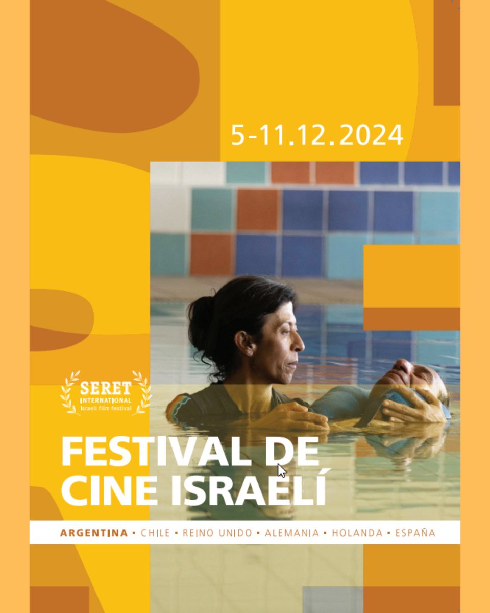 IsraelArgentina's tweet photo. 📷FESTIVAL INTERNACIONAL DE CINE ISRAELÍ EN ARGENTINA DEL 5 AL 11 DE DICIEMBRE, EN CINÉPOLIS - RECOLETA, BUENOS AIRES SERET, el festival de cine Israelí más grande del mundo, se complace en presentar las mejores y más recientes películas de la espectacular cinematografía de Israel. 
Los invitamos a participar en el festival, a disfrutar de todas las películas y así compartir con nosotros la pasión por el séptimo arte. 
➡Cinépolis recoleta - Vicente López 2050. @SeretFilmFest

Más info: https://t.co/26eL4shfaK