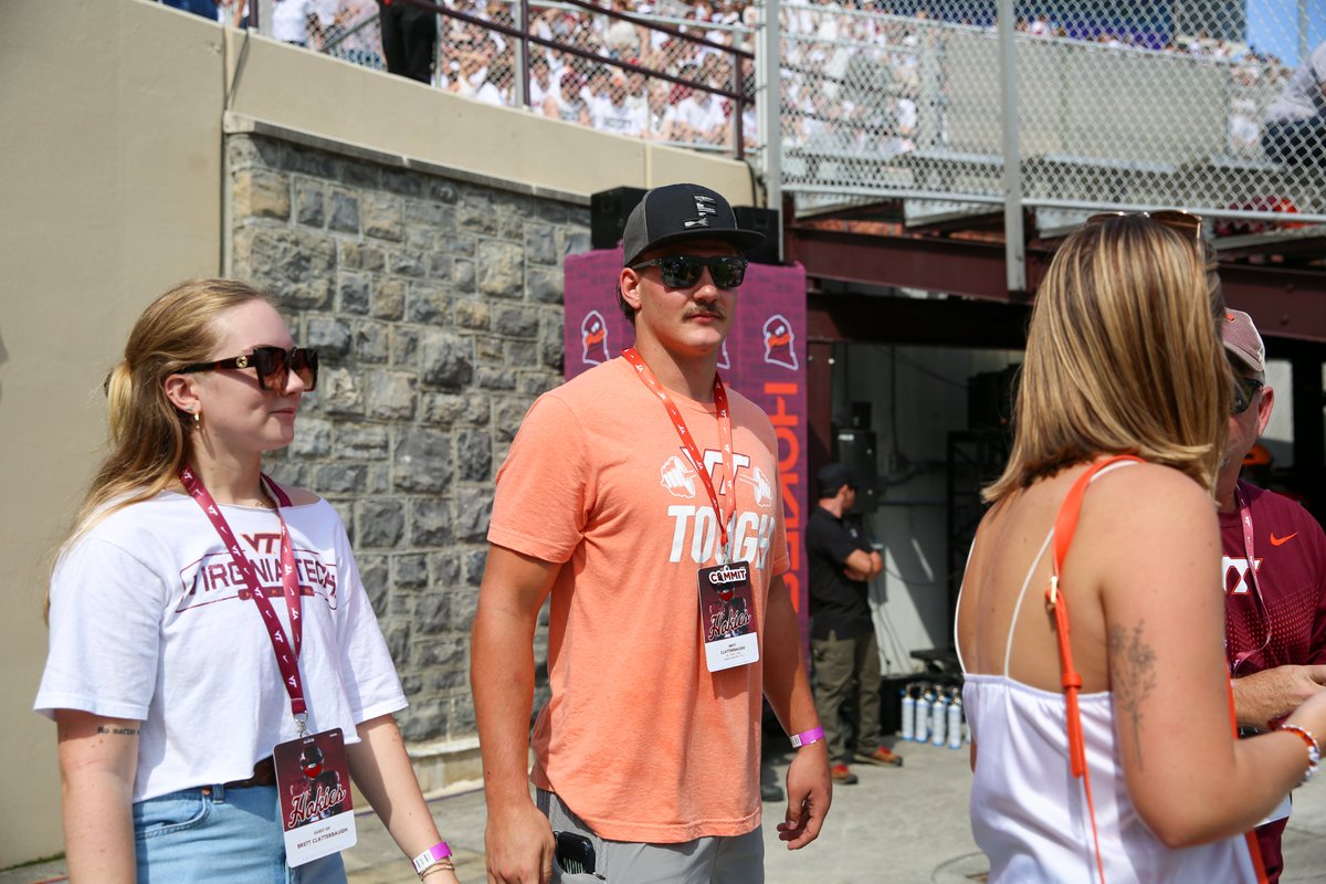 VTScoop247 (@vtscoop247) on Twitter photo The first signee is in!
Welcome our newest signee, linebacker <a href="/Bclatterbaugh1/">Brett Clatterbaugh</a>!
#Hokies The first signee is in!
Welcome our newest signee, linebacker <a href="/Bclatterbaugh1/">Brett Clatterbaugh</a>!
#Hokies