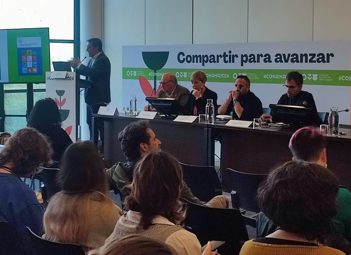 nbsclimate's tweet photo. El evento de "moda regenerativa y soluciones basadas en la naturaleza" llevado a cabo en el CONAMA y organizado por #NBSCLIMATE y @SlowFashionNext ha sido todo un éxito de participación... https://t.co/C2Qzc1nxUo