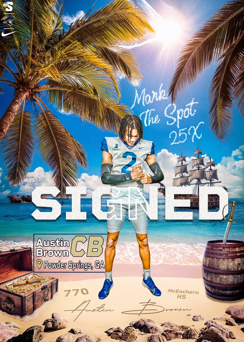 #𝐌𝐚𝐫𝐤𝐓𝐡𝐞𝐒𝐩𝐨𝐭𝟐𝟓𝐗

A lockdown defensive back from Georgia joining the Bucs who had a pair of INTs in a playoff game this fall 🏴‍☠️