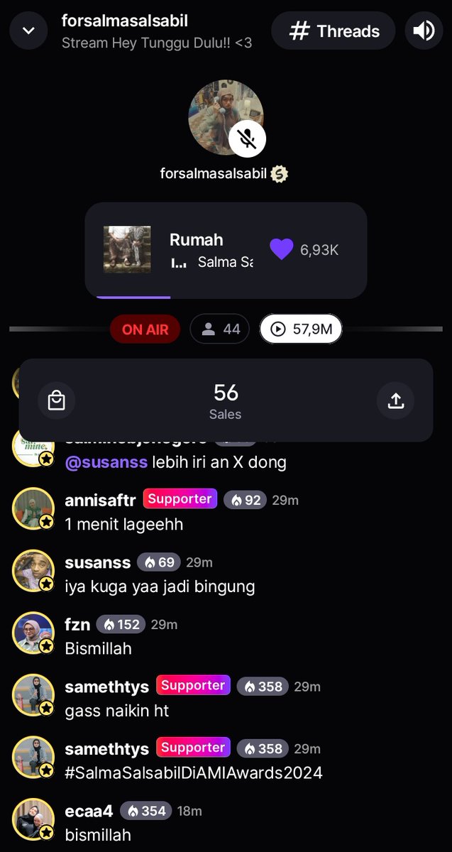 jangan lupa sembari parkir yaa gaiss🫶🫶

#SalmaSalsabilDiAMIAwards2024