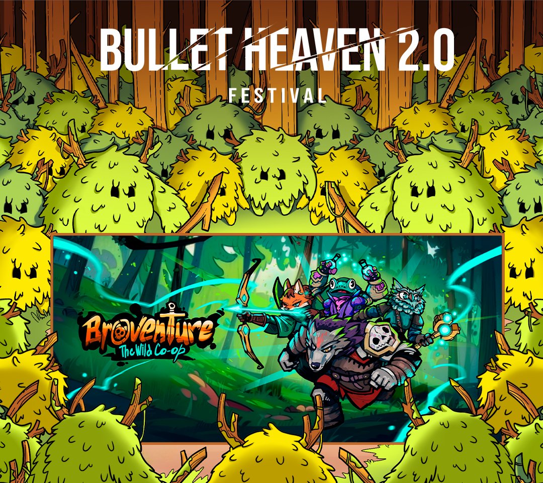 🎯 Broventure is at Steam’s Bullet Heaven Festival!

Open playtest is LIVE! Try Broventure: The Wild Co-op for free, team up with friends, and help shape the game.

📷 Join the playtest here: store.steampowered.com/app/2939640/Br…

#GameDev #IndieGame #SteamGames #GameDevelopment #Unity3D