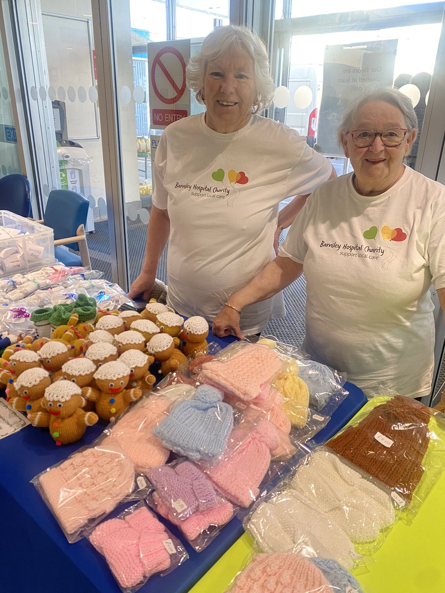 Barnsley Hospital Charity (@bhnftcharity) on Twitter photo β€οΈ π Super Stalls πβ€οΈ
Our fabulous supporters Beryl and Heather have a stall with fantastic festive crafts in main reception <a href="/barnshospital/">Barnsley Hospital</a> and our wonderful volunteer Barbara has a stall with winter raffle tickets and festive treats on floor 1 outside our charity hub π β€οΈ π Super Stalls πβ€οΈ
Our fabulous supporters Beryl and Heather have a stall with fantastic festive crafts in main reception <a href="/barnshospital/">Barnsley Hospital</a> and our wonderful volunteer Barbara has a stall with winter raffle tickets and festive treats on floor 1 outside our charity hub π
