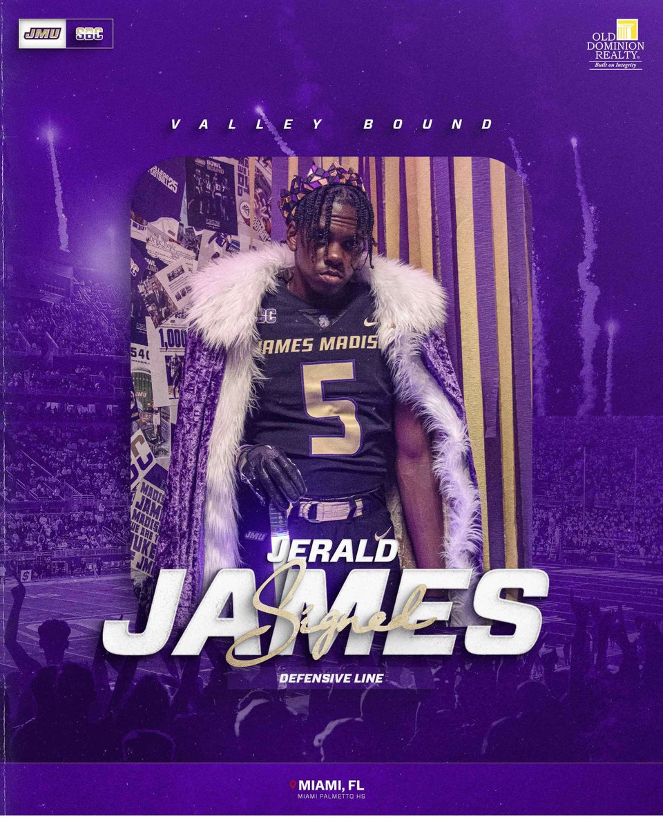 𝐒𝐈𝐆𝐍𝐄𝐃 ✍️

Welcome to the Valley, <a href="/JeraldMJames11/">Jerald James</a>❗

#GoDukes