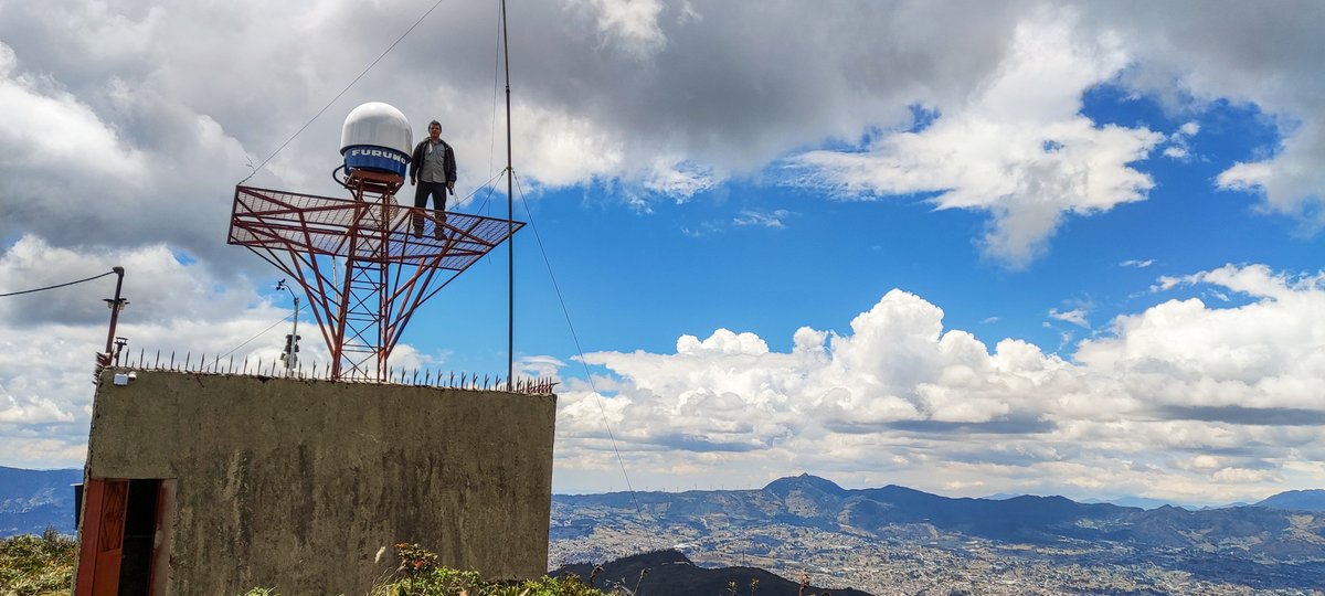 TMFRespect (FOR2730) (@tmf_ecuador) on Twitter photo Successful installation of the new FURUNO-WR110 LOXX Doppler #weatherradar at El Tiro
(79.1443415°W; 3.9868748°S, altitude 2840 m asl) by staff from #UTPL and RESPECT.
Operation will start as soon as the power situation in #Ecuador allows it. Successful installation of the new FURUNO-WR110 LOXX Doppler #weatherradar at El Tiro
(79.1443415°W; 3.9868748°S, altitude 2840 m asl) by staff from #UTPL and RESPECT.
Operation will start as soon as the power situation in #Ecuador allows it.
