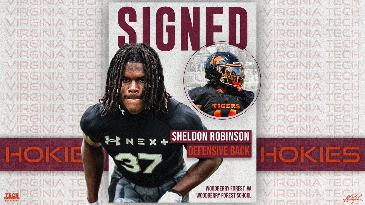 The second #Hokies signee of the 2025 class is Woodberry Forest native Sheldon Robinson!

Check out our break down here:
youtu.be/RxLsVMadtec?si…